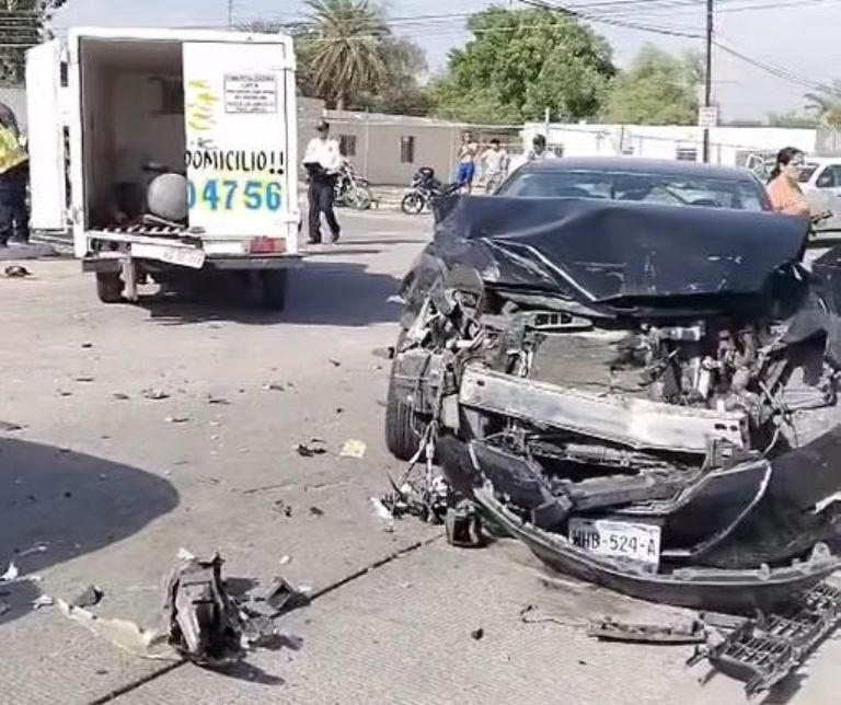 Las dos unidades que se vieron involucradas en el choque