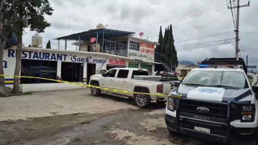 Ataque armado en restaurante de Hidalgo, deja dos personas sin vida y un lesionado