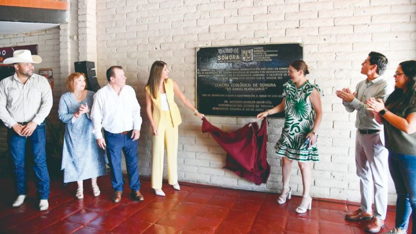 Honran el nombre de Samuel Ocaña García en el Centro Ecológico de Sonora