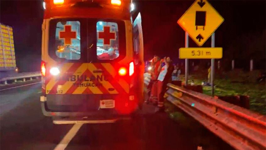 10 peregrinos resultan heridos en choque ocurrido en la autopista Cuacnopalan–Oaxaca