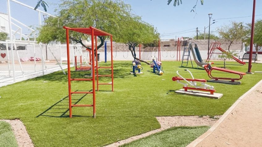 Remodela Ayuntamiento de Hermosillo el parque 'La Cachora' en colonia Villa del Real