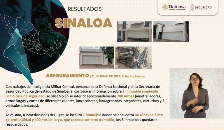 Autoridades confirman hallazgo de túnel subterráneo en Sinaloa. Foto: Facebook