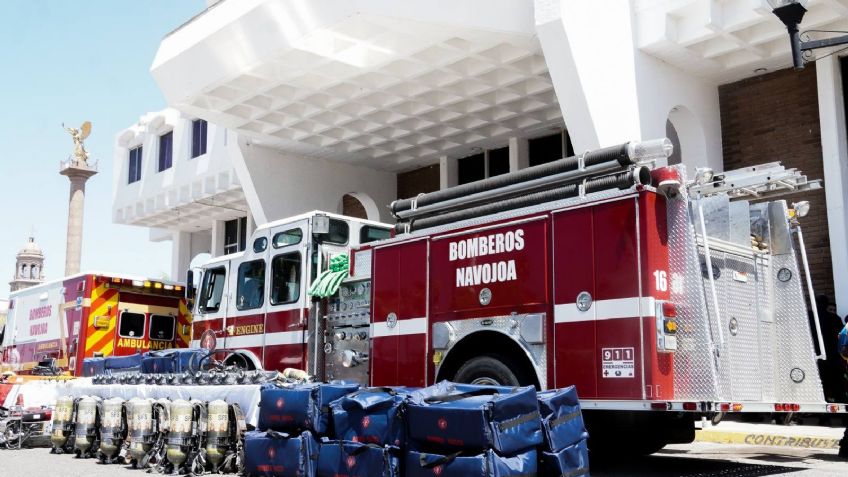 Bomberos Navojoa refuerzan su equipo de rescate y combate a incendios