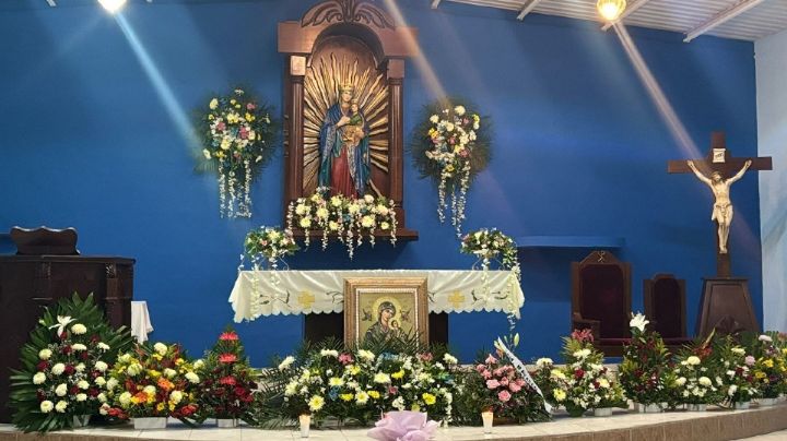 Bácum: Festejan en el Campo 77 a la santa patrona, la Virgen del Perpetuo Socorro