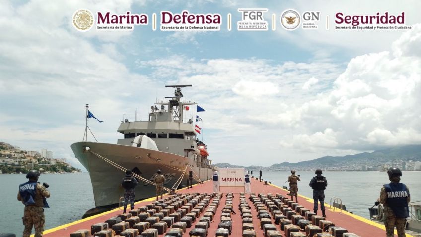 Semar asegura más de 3 toneladas de droga en Guerrero; Harfuch confirma tres detenidos