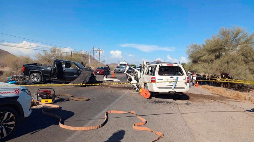Fiscalía investiga accidente en carretera a Bahía de Kino; hay tres muertos y un lesionado
