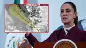 Foto ilustrativa de la nota titulada Claudia Sheinbaum informa que Flossie será huracán y se acercará a costas mexicanas