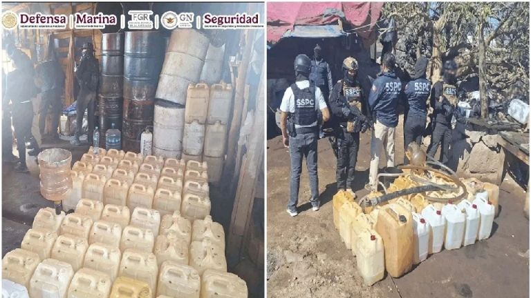 SSPC Desmantelan red de robo de hidrocarburos con 32 detenidos y líderes capturados