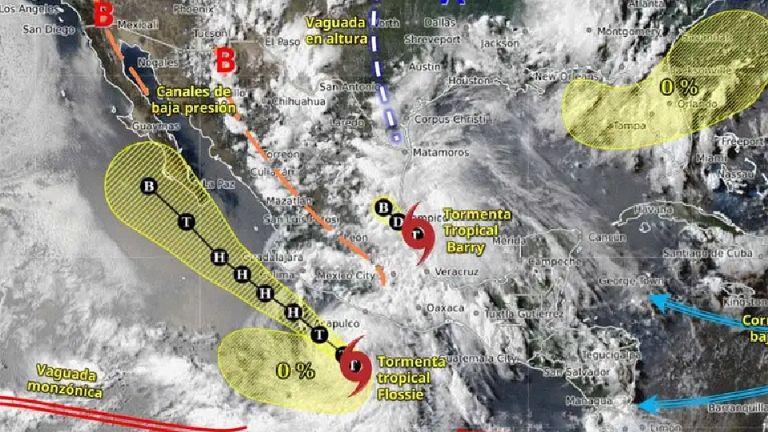Claudia Sheinbaum informa que Flossie será huracán y se acercará a costas mexicanas
