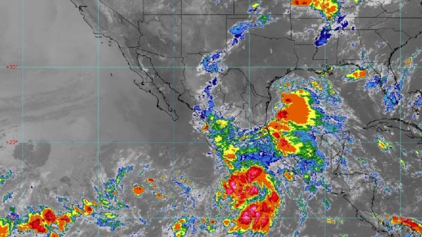 SMN anuncia lluvias extraordinarias en Puebla y Veracruz por tormenta tropical Barry