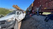 Foto ilustrativa de la nota titulada Sonora: Dos personas resultan heridas tras ser embestidas por tren en el sur de Empalme