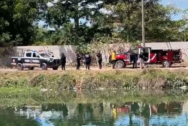 Localizan cadáver de hombre en aguas del Canal Bajo en Cajeme