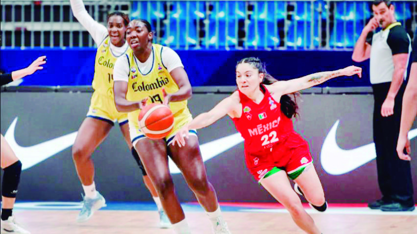 La Selección Mexicana de Baloncesto Femenil complica su pase al Mundial, cae ante Colombia