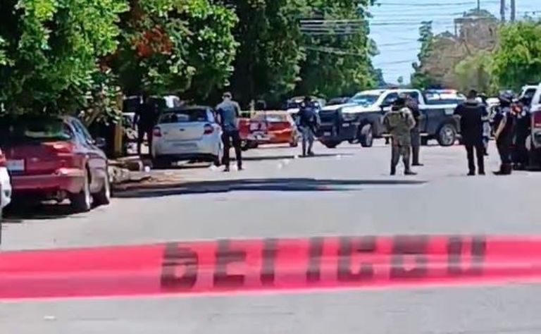 Varios casquillos percutidos quedaron en la colonia Centro