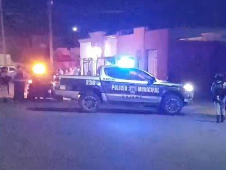 El lugar donde quedó tendido el cuerpo de la víctima