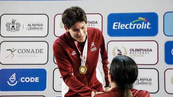 El sonorense Alfredo Velázquez se vuelve a bañar de oro en la Olimpiada Nacional 2025