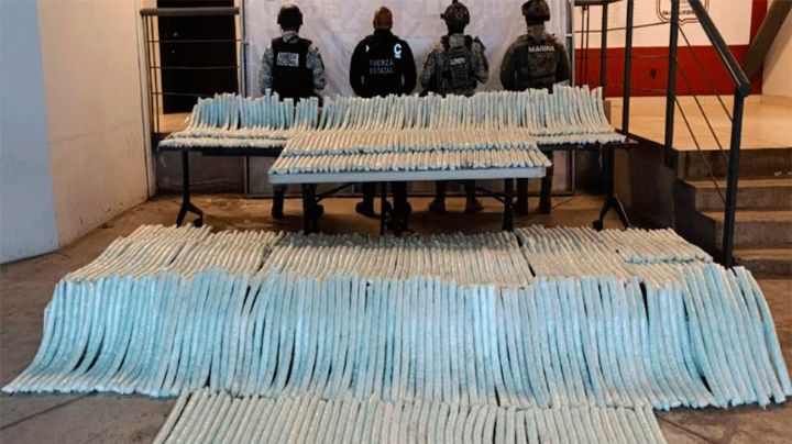 Cártel de Sinaloa deja cargamento de metanfetamina valuado en 80 mdp en camión de Tijuana