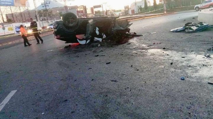 Pierden la vida dos militares en volcadura de camioneta sobre carretera México-Pachuca