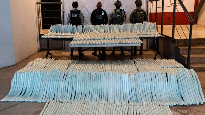 Cártel de Sinaloa deja cargamento de metanfetamina valuado en 80 mdp en camión de Tijuana