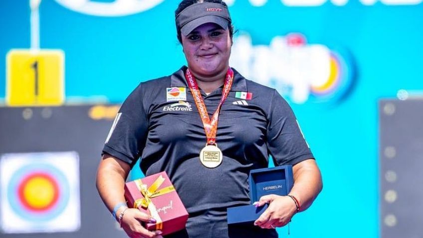 La mexicana Andrea Becerra consigue la presea dorada en la Copa Mundial; es tricampeona