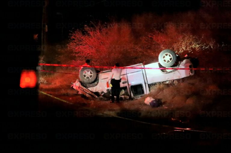 Fuerte accidente en carretera de Sonora deja un muerto. Foto: Facebook
