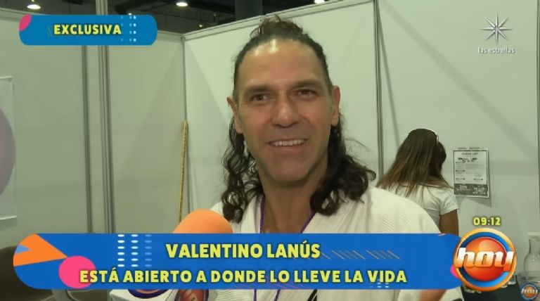 Valentino Lanús niega que se haya retirado de las novelas