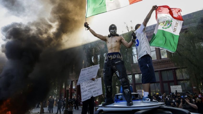 Sheinbaum rechaza violencia en Los Ángeles: Llama a manifestarse de forma pacífica