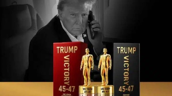 Donald Trump lanza perfume de lujo ‘Victory 45-47’, entre mercadotecnia e imagen personal