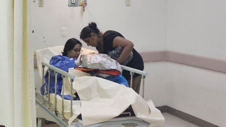 Madre da a luz, mientras padres evacuaban por Barry comunidad de González, Tamaulipas