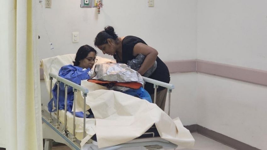 Madre da a luz, mientras padres evacuaban por Barry comunidad de González, Tamaulipas