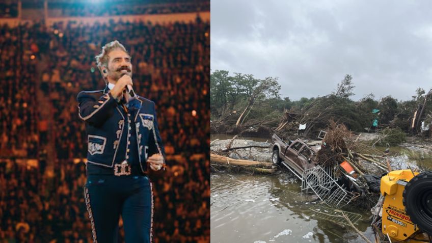 Alejandro Fernández destina ganancias de su gira a damnificados por tormenta en Texas