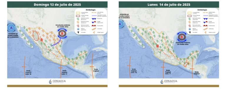 Consulta el pronóstico del clima para este fin de semana. Foto: Conagua