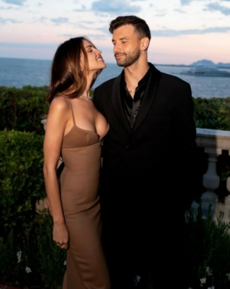 Eiza González y su novio Grigor Dimitrov