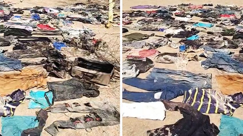 VIDEO: Localizan restos óseos, casquillos y más de 200 prendas de vestir en Hermosillo