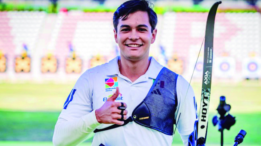 Matías luce 'Grande' y se instala en las semifinales de la Copa Mundial de Tiro con Arco