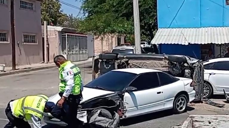 Choque triple en Hermosillo deja varias víctimas