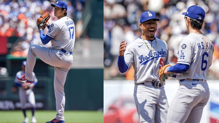 Con Ohtani en la loma, Los Angeles Dodgers vencen a Giants y cortan racha de derrotas
