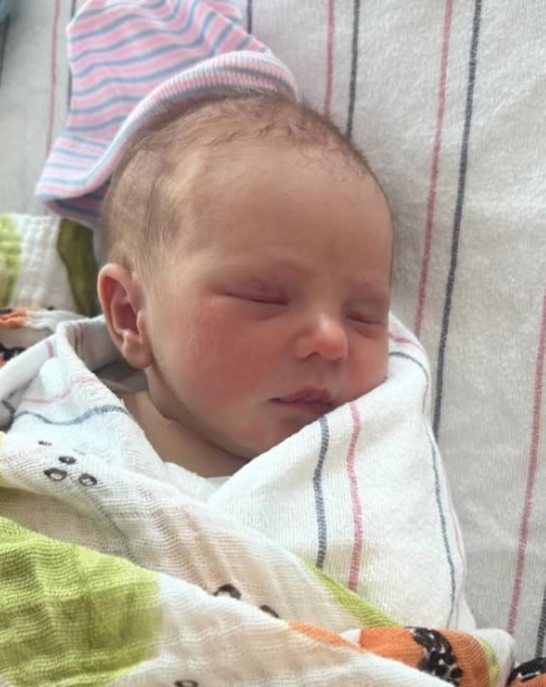 El rostro de su pequeña 