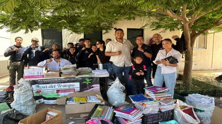 Reúnen seis toneladas de material reciclable en la Mesa del Truque en Caborca