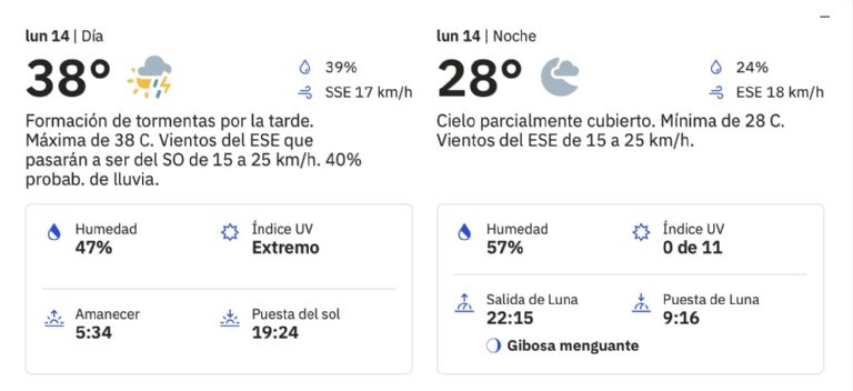 Así será el clima en Hermosillo HOY lunes 14 de julio. Foto: Conagua