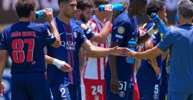 Los jugadores se quejaron del intenso calor
