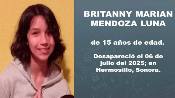 Brittanny Marian Mendoza Luna, de 15 años, desapareció en Hermosillo; activan Alerta Amber