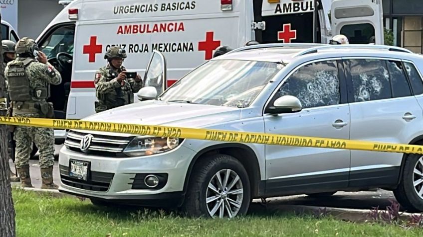 VIDEO: Ejecutan a comandante 'Nitro' en Culiacán; lo rafaguearon en camioneta blindada