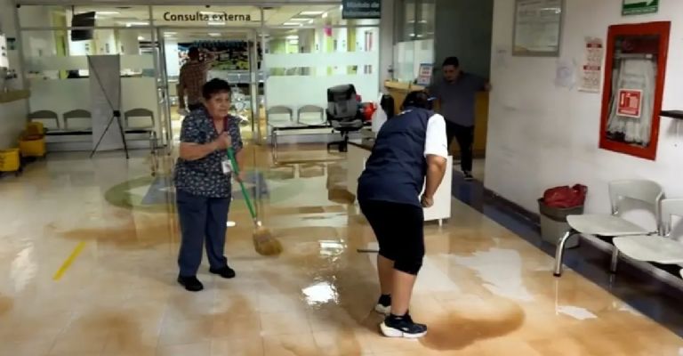 Trabajadoras limpiando 