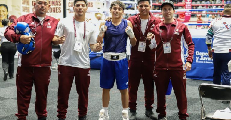 Boxeador le da una medalla histórica a Pueblo Yaqui, en la Olimpiada Nacional; se encuentra muy cerca de subir a lo más alto del podio