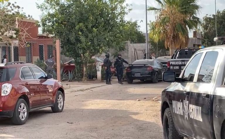 El domicilio donde ocurrió el ataque armado contra la joven