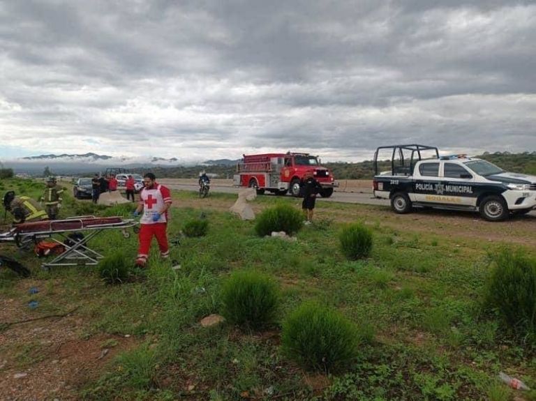 El lugar donde sucedió el mortal accidente 