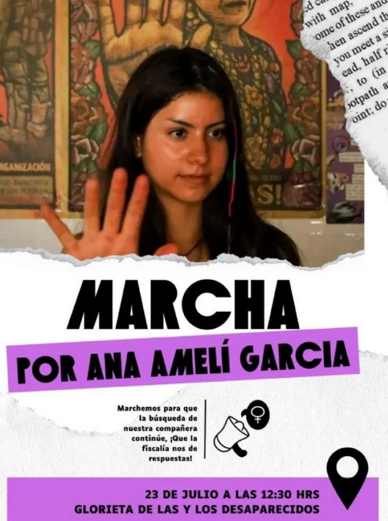 Convocan a marcha por Ana Amelí