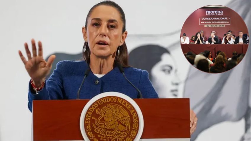 "Mejorando cada vez más", esto dijo Sheinbaum de la reunión del Consejo Nacional de Morena
