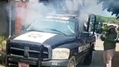 Foto ilustrativa de la nota titulada VIDEO: Pobladores desarman a policías y destruyen patrulla con explosivos en Edomex